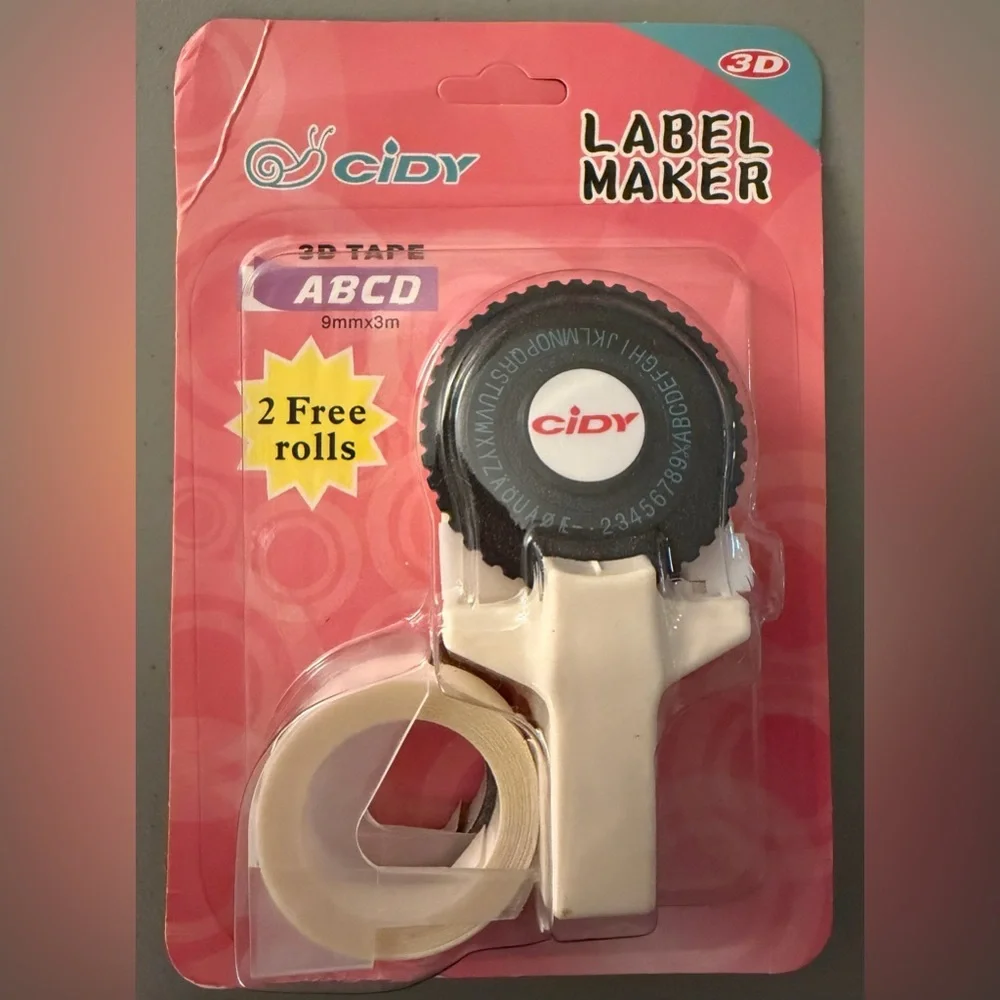 Cidy 3D Embossing Label Maker